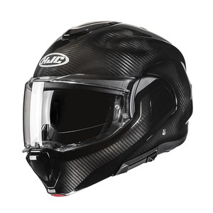 Casco Modulare HJC F100 in Fibra di Carbonio Nero Taglia Media per Moto - Product Image 1