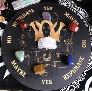 Triple déesse <span class=keywords><strong>lunaire</strong></span> hecate sorcière artisanat altare planchette ouija message métaphysique radiesthésie <span class=keywords><strong>pendule</strong></span> conseil outils spirituels - Product Image 3