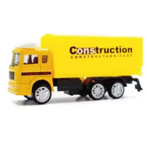 QS OEM Diecast Truck Toys 1:72 Maßstab Pull Back Engineer Metall legierung Fahrzeug LKW Modell für Kinder 3 gemischt