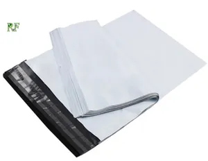 Простые белые полиэтиленовые почтовые пакеты LDPE, водонепроницаемые полиэтиленовые пакеты для доставки, самозапечатанные курьерские пакеты