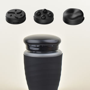 Mini pistola de masaje de mano recargable 4 cabezales de masaje 6 niveles de velocidad 1500mAh batería 4-6H tiempo de ejecución vibración calor para cuerpo completo - Product Image 6