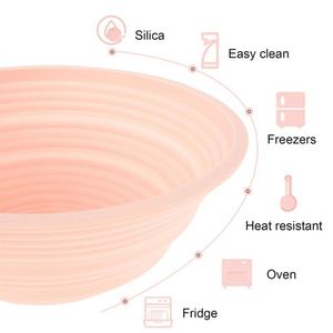 Banneton complet en toile avec couvercles pour pain, ensemble français, bannetons faits main en plastique, raclette - Product Image 2
