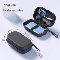 Kotak Penyimpanan Kabel Data EVA Headphone Hard Drive Tahan Guncangan Tahan Air Penutup Ritsleting Tas Pengisi Daya Portabel Grosir