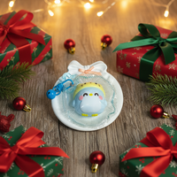 Offre Spéciale – Mini Jouets Squishy en Silicone Pingouin – Jouets Sensoriels Anti-Stress Fidget – Cadeaux de Noël en Gros pour Tous les Âges