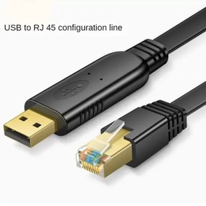 Usb Seriële Console Kabel RS-232 Naar Rj45 Adapter Voor <span class=keywords><strong>Cisco</strong></span> Juniper Router Netwerkconfiguratie Laptop Gebruik 1.8M 3M - Product Image 2