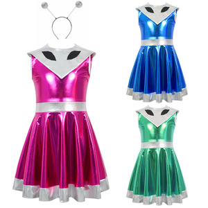 Costume de cosplay extraterrestre d'intelligence artificielle, performance d'Halloween, astronaute adulte, <span class=keywords><strong>robot</strong></span>, jeu de rôle, tenue d'Halloween spatiale - Product Image 2