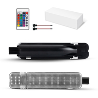Lumière de courtoisie de panneau de porte de voiture LED RVB sans erreur de Canbus pour Chevrolet pour Hummer pour Cadillac lumière de porte de bienvenue