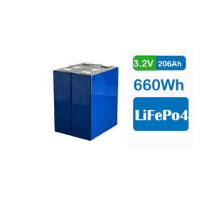 เซลล์ลิเธียมแบบปริซึม 660Wh LFP 3.2V 206ah สำหรับระบบพลังงานแสงอาทิตย์ ชุดแบตเตอรี่ - Product Image 1