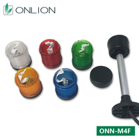 Lampe de signalisation LED modulaire ONN-M4F rouge jaune bleu blanc vert en plastique
