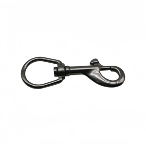 Llavero cuadrado de acero inoxidable 316 de 80mm, hebilla de correa de perro con perno giratorio con gancho a presión para hardware marino, novedad - Product Image 4