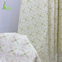 Nouveau tissu en viscose et nylon léger, respirant et écologique, imprimé de motifs floraux et de losanges de style chinois, pour Hanfu et costume Tang