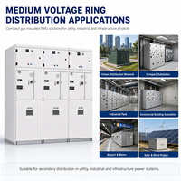 RMK-12 Vollständig Isolierte Gasisolierte RMU 12kV/24kV mit Manueller/Motorisierter Bedienung für Kompakte Umspannwerke Gewerbliche Gebäude