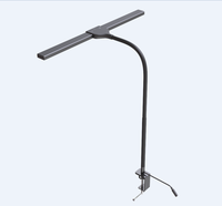 Lampe de Table de bureau à Led la plus brillante, clip moderne, flexible, col de cygne, pince en forme de T, lampe de bureau