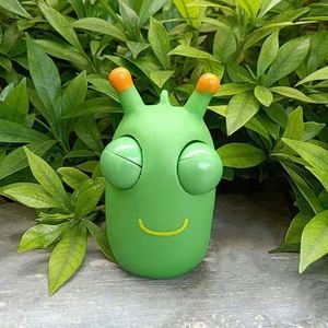 Personalized Custom Funny Bug-Eyed Eco-Friendly Silicone Stress Relief Toy <b>Squishy</b> Caterpillar Silk Screen Printed Relaxation - Product Image 4