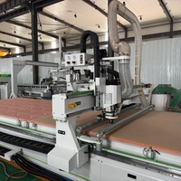Mesin CNC Nesting Multi Proses untuk Kabinet Kayu dengan ATC Wood Router