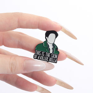 Tim Edward Enamel Pin vampir film terinspirasi bros kerah lencana hadiah perhiasan untuk penggemar remaja teman pasokan jumlah besar - Product Image 4