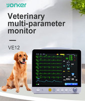 Analyseur de signes vitaux pour animaux Yonker, scanner ECG pour chiens, machine à ultrasons, moniteur de patient vétérinaire multiparamètres portable