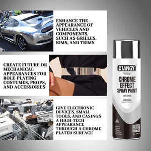 Custom Bulk <strong>wholesale</strong> Gold Galvanized Silver Plated Aerosol Chrome Effect <strong>Spray</strong> <strong>Paint</strong> - Product Image 5