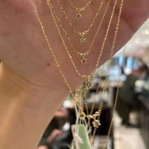 Collier à double pendentif en argent pur S925, style japonais, cœur de diamant étincelant, lumière d'étoile, mode haut de gamme - Product Image 1