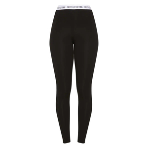 Leggings Aderenti <span class=keywords><strong>Neri</strong></span> in Nylon Spandex con Logo Personalizzato, Elastico in Vita, per Fitness e Yoga, Leggings <span class=keywords><strong>Lucidi</strong></span> per Streetwear - Product Image 3