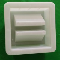 Reazone Nouveau Design Moule à Blocs de Béton en Plastique PP, Coffrage pour Briques Creuses Emboîtables