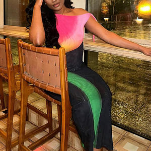 Yeni tasarım Trendy balo moda giyim dijital baskı akşam sıcak seksi kadın elbiseleri - Product Image 2