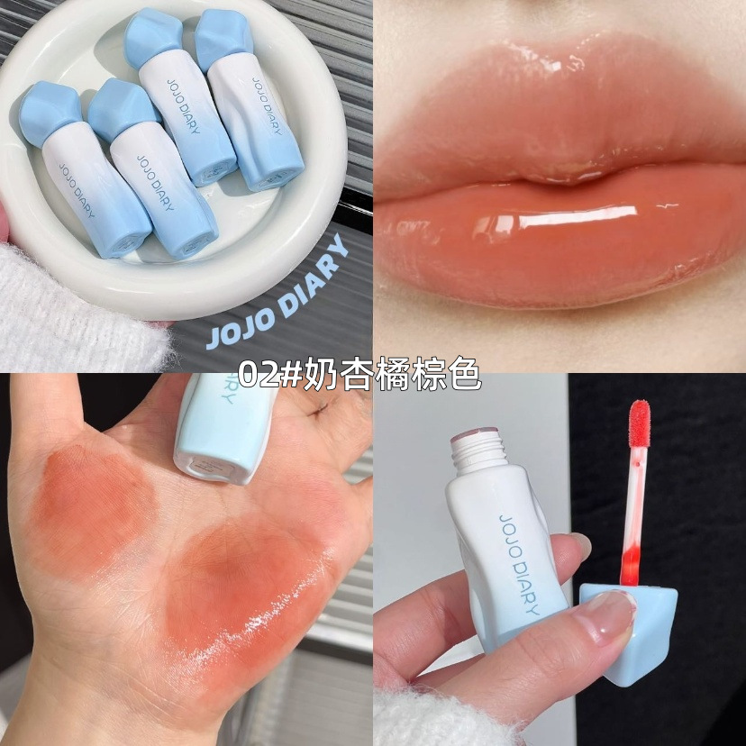 02 # นมแอปริคอทสีส้มสีน้ำตาล