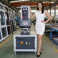 Machine de soudage sans soudure à tête unique pour profilés de fenêtres et de portes en PVC