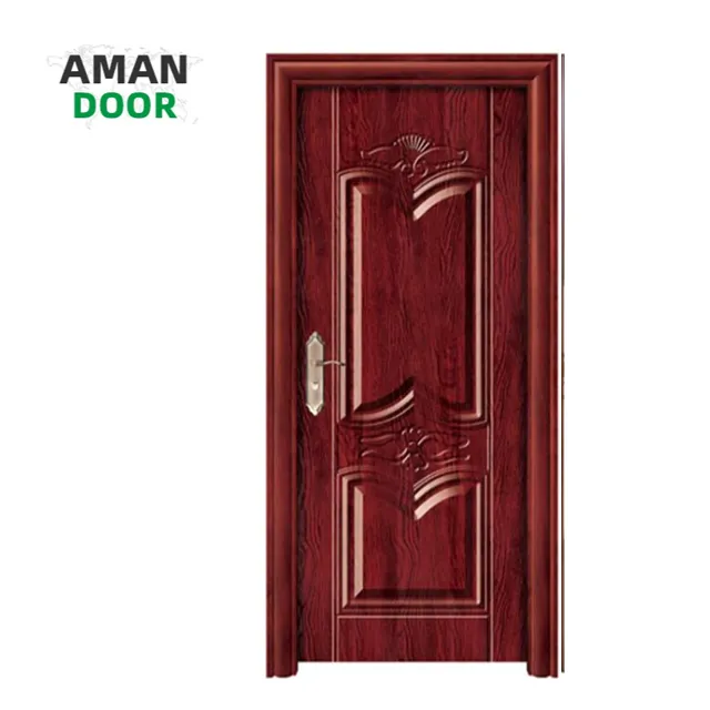 Porte extérieure en bois chêne rouge AMAN DOOR