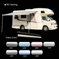 Awnlux Économique Tailles Personnalisées Motorisé Camping Voiture Auvent Camion Remorque Auvent avec Bande LED