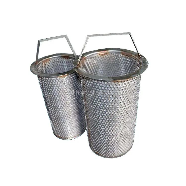 Type tamis filtrant de panier de grillage de l'acier inoxydable SUS 304 pour le traitement de l'eau/filtration chimique