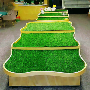 หญ้าเทียมขนาด 5 ฟุต/6 ฟุต พร้อมกระถาง ได้รับการรับรองมาตรฐาน UV ของตกแต่งงานแต่งงาน อุปกรณ์ตกแต่งสวนสำหรับงานเฉลิมฉลอง - Product Image 4