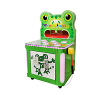Machine de jeu bon marché pour enfants machine de jeu taupe Whacker Crazy Fight Frog pour enfants machine de jeu d'arcade intérieure à pièces