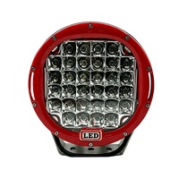 Phare de travail LED rond réglable 96W pour tout-terrain, accessoires d'éclairage automobile, faisceau spot et large, phare de conduite pour machines agricoles