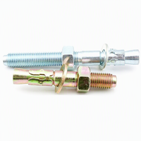 2 Clips Wedge Anchor M10 * 80, Ancrage en acier au carbone 480Pcs par carton