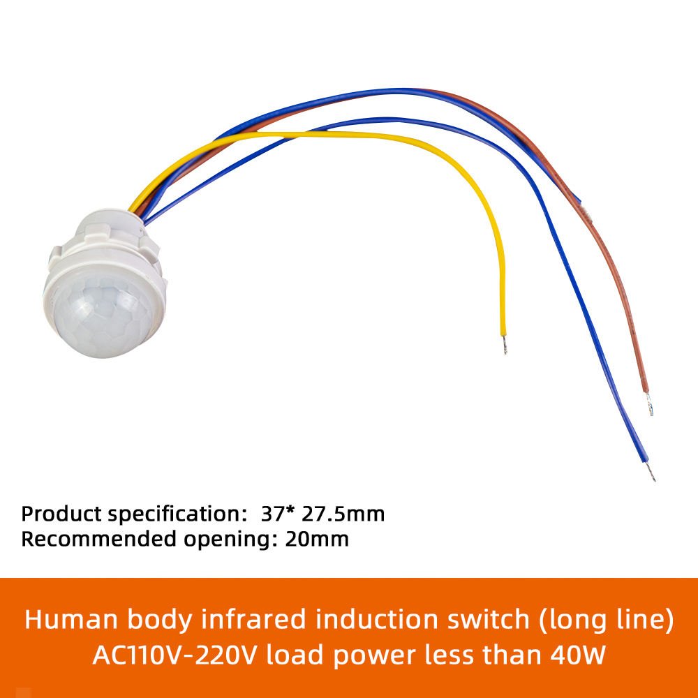 Interruttore Luce Con Sensore Di Movimento PIR, 110-220 V, 200 W Ultra Sottile Infrarosso~p138756380 - Foto 6