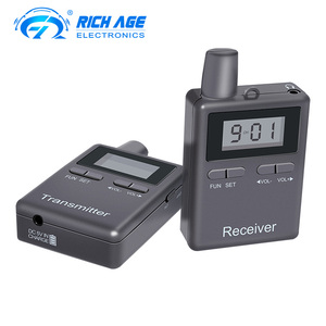 Sistema di Guida Turistica Wireless Multicanale Unidirezionale 2403-2483Mhz/200m di Trasmissione, Attrezzatura per Guide Turistiche di Gruppo Musulmano Uno-a-Molti - Product Image 6