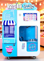Machine à vendre des barres de sucre automatiques, robot d'exploitation autonome pour la vente de barres de sucre