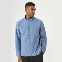 Erkekler suya dayanıklı ceket Slim Fit iş rahat günlük giyim rüzgar geçirmez dayanıklı erkek ceket