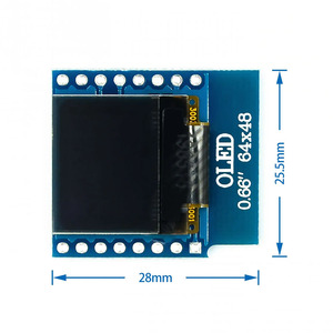 จอแสดงผล <span class=keywords><strong>OLED</strong></span> LED LCD ขนาด 0.66 นิ้ว ใช้งานร่วมกับ WEMOS D1 MINI <span class=keywords><strong>ESP32</strong></span> 64X48 จอแสดงผล 0.66 นิ้ว โมดูล <span class=keywords><strong>Oled</strong></span> 0.66" IIC <span class=keywords><strong>I2C</strong></span> - Product Image 3