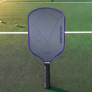 Best- Review JUCIAO Purple Edge Guard Protect 16mm Raw Carbon Fiber Rough Surface Pickleball Paddle