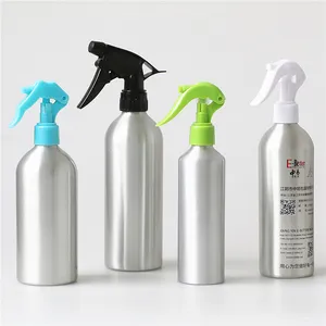 Grote Capaciteit Aluminium 1L Cosmetische Fles Met Trigger Spray In Voorraad 1000Ml Aluminium Spray Fles