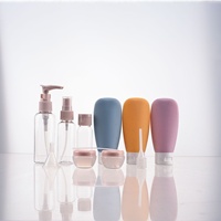 Ensemble de 11 flacons de voyage approuvés par la TSA, étanches, sans BPA, réutilisables pour le shampoing, la lotion, les cosmétiques, le kit de toilette