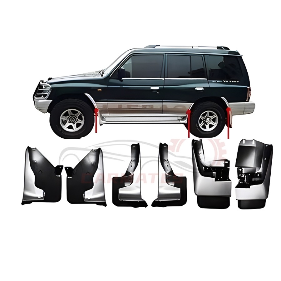 Брызговики для Mitsubishi Pajero II 1998-2004 V33 Передние Задние формованные Автомобильные Брызговики