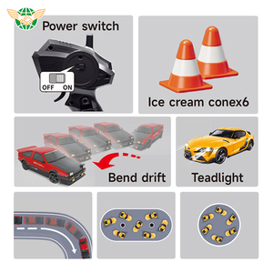 YF elettrico Rc Drift auto da corsa 4WD telecomando auto <span class=keywords><strong>bambini</strong></span> ragazzi regali 4CH Drift Rc auto - Product Image 4