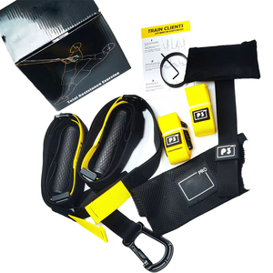 Il <span class=keywords><strong>Kit</strong></span> di <span class=keywords><strong>allenamento</strong></span> <span class=keywords><strong>per</strong></span> la resistenza domestica in Nylon include bracci di estensione <span class=keywords><strong>per</strong></span> ancoraggio della porta e cinghie <span class=keywords><strong>per</strong></span> i piedi avanzate - Product Image 1