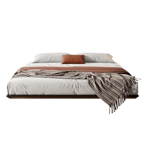 Lit suspendu Flying Wing, design moderne, taille complète, cadre en bois massif, chambre principale, écologique, durable - Product Image 6