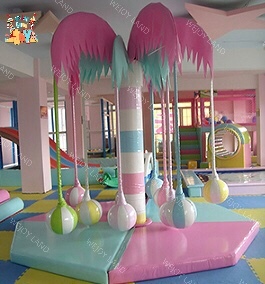 Carrusel Electrónico Personalizable, Juego de Juegos Blandos, Carrusel de Colores Pastel, Equipo de Juegos Interior Blando - Product Image 6