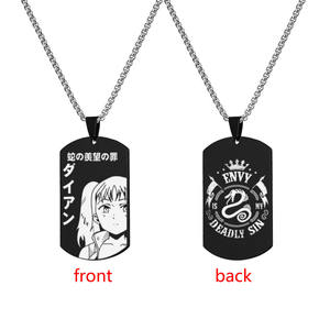 <span class=keywords><strong>Anime</strong></span> los siete pecados <span class=keywords><strong>capitales</strong></span> collar Meliodas Elizabeth Liones colgante Halloween hombre mujer Cosplay Prop accesorios regalos - Product Image 3