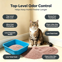 Litière pour chat en bentonite de sodium en gros, contrôle des odeurs, agglomération rapide, hautement absorbante, faible poussière, OEM ODM, litière en argile pour animaux de compagnie